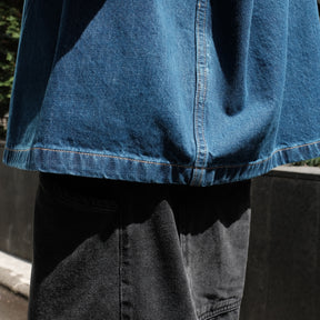 <span style="color: #f50b0b;">Last One</span> Calvin Klein Jeans / BOXY SHORT DENIM SHIRT INDIGO BLUE