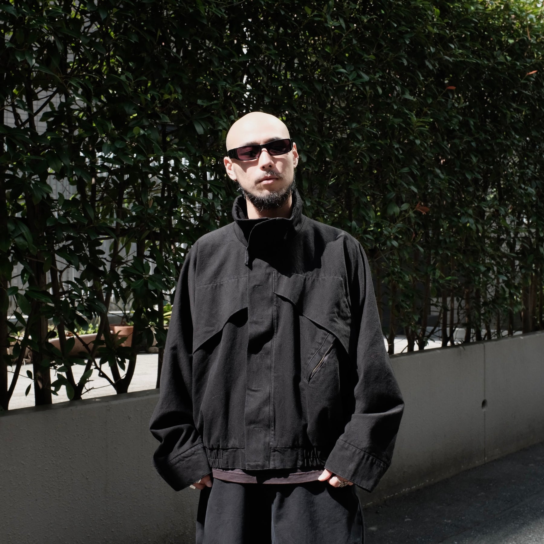 INTODUSK / SKI SLOPE DENIM JACKET BLACK