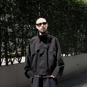 INTODUSK / SKI SLOPE DENIM JACKET BLACK