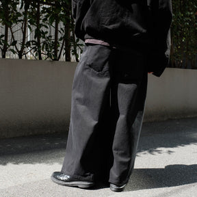 INTODUSK / SHROUD WIDE JEAN BLACK