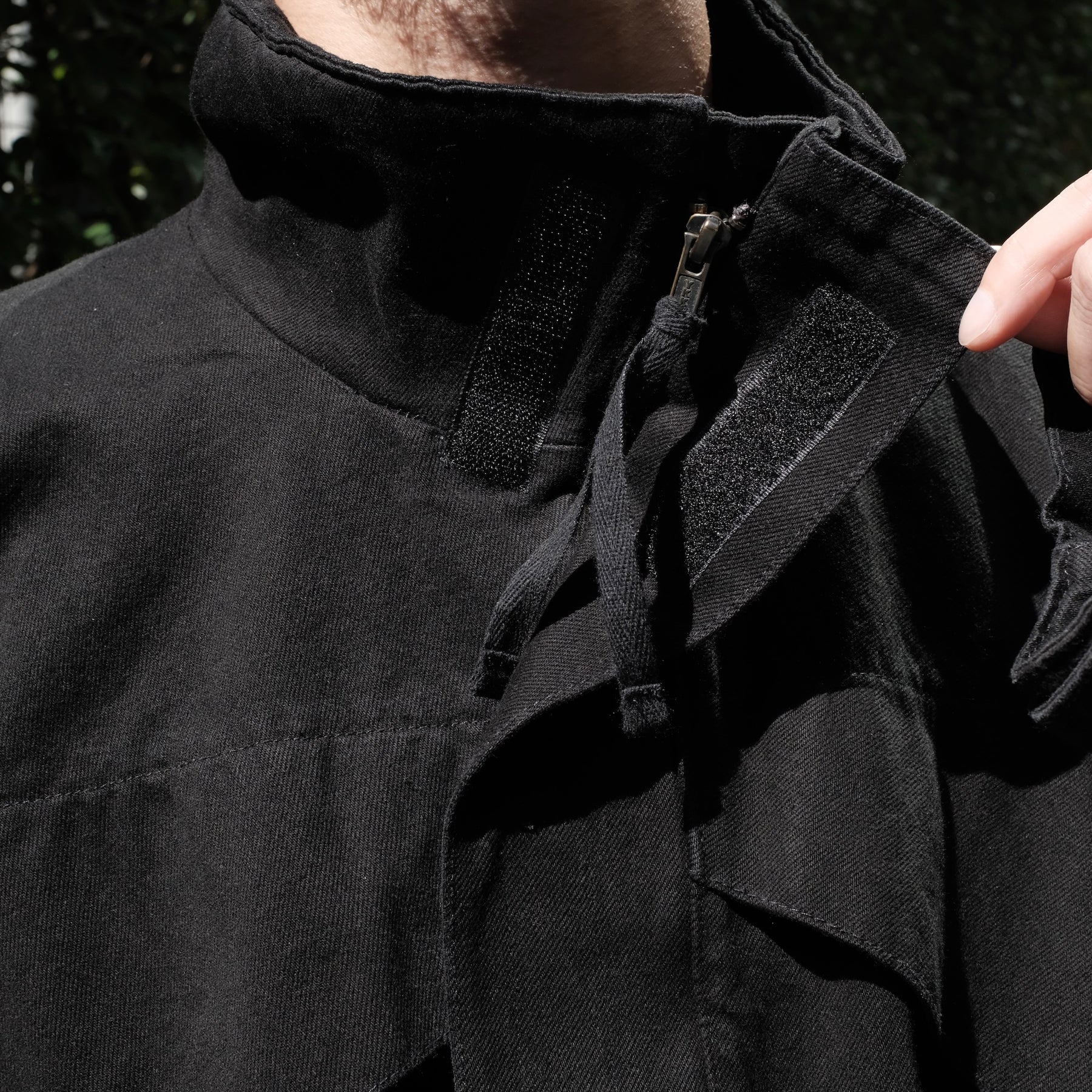 INTODUSK / SKI SLOPE DENIM JACKET BLACK