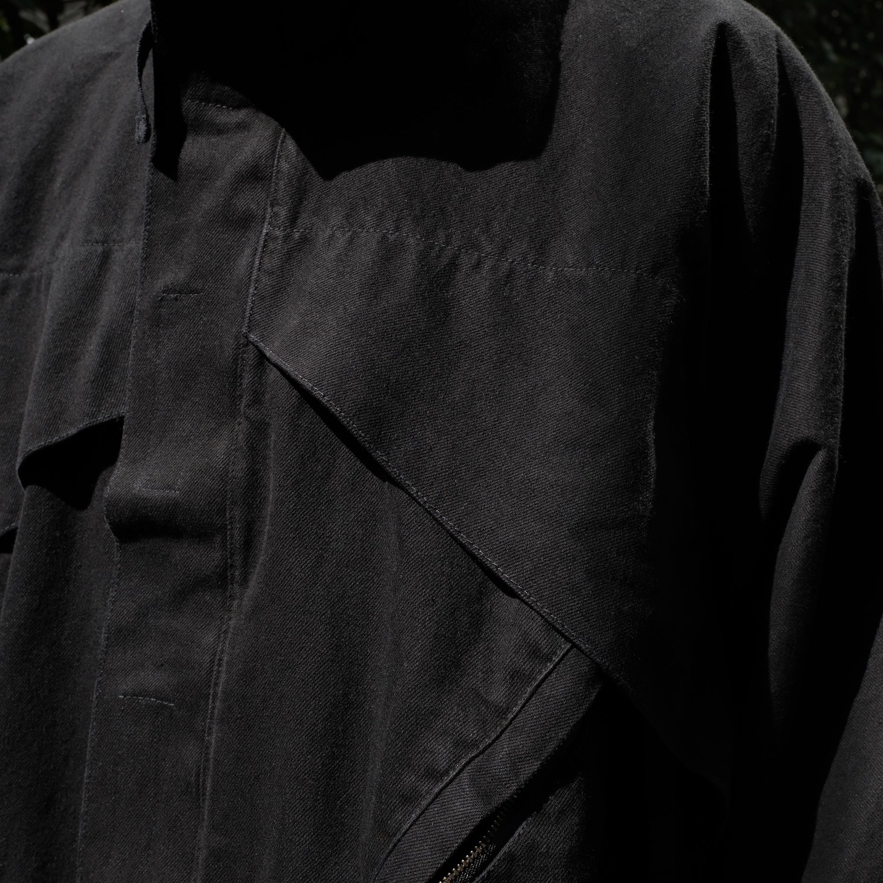 INTODUSK / SKI SLOPE DENIM JACKET BLACK