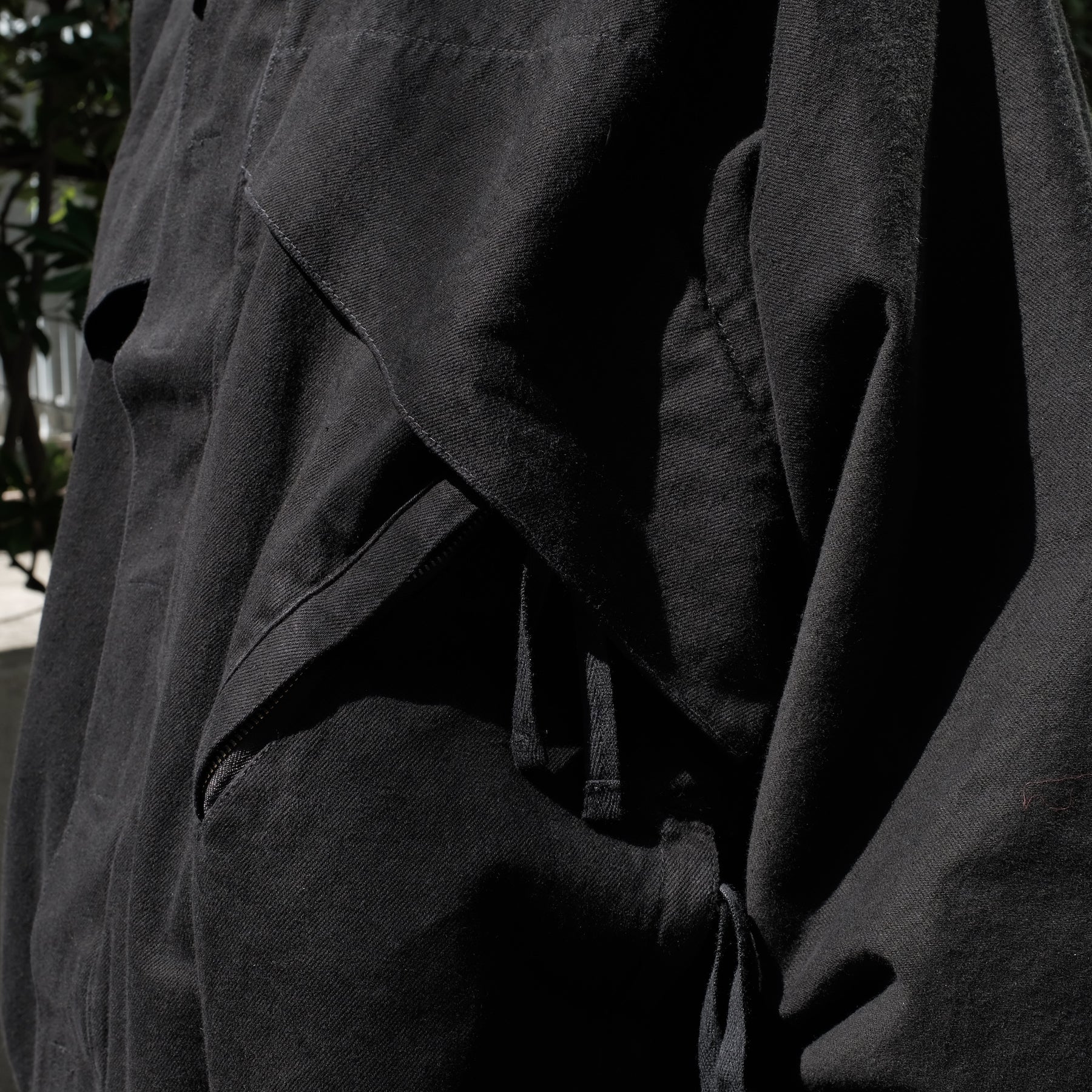 INTODUSK / SKI SLOPE DENIM JACKET BLACK