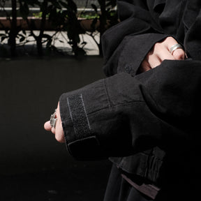 INTODUSK / SKI SLOPE DENIM JACKET BLACK