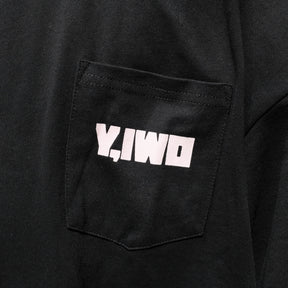 <span style="color: #f50b0b;">Last One</span> Y,IWO / “Totally Awesome” Pocket Tee BLACK