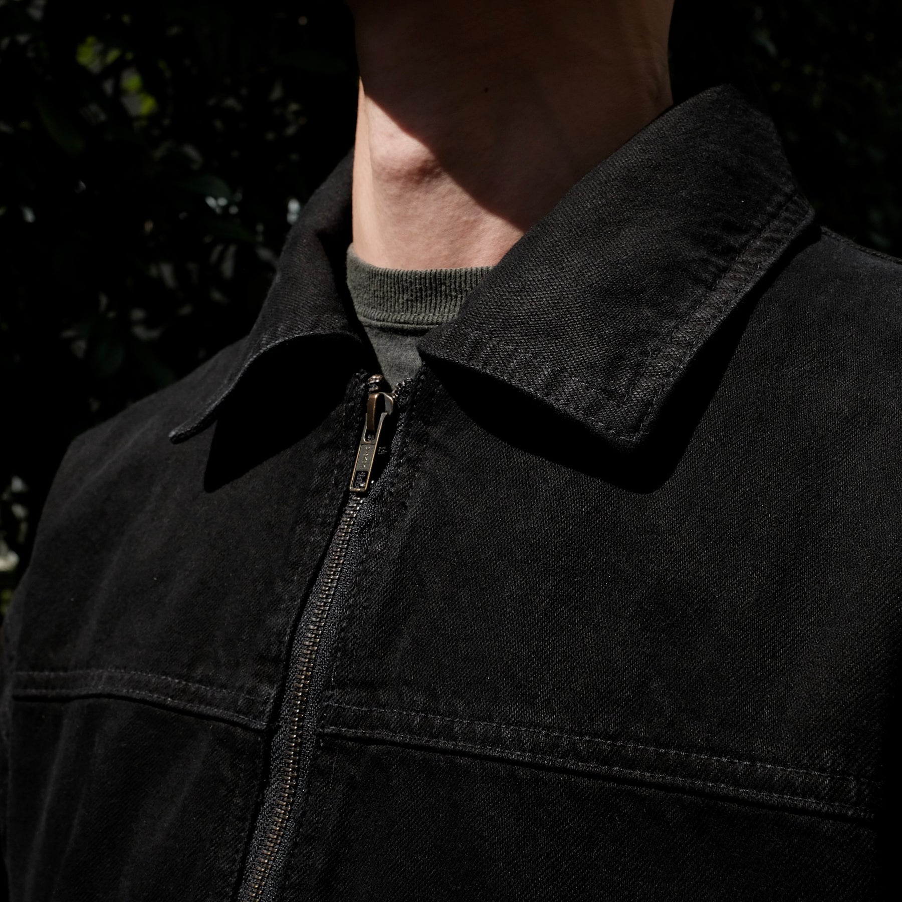<span style="color: #f50b0b;">Last One</span> INTODUSK / DENIM BUSINESS JACKET BLACK