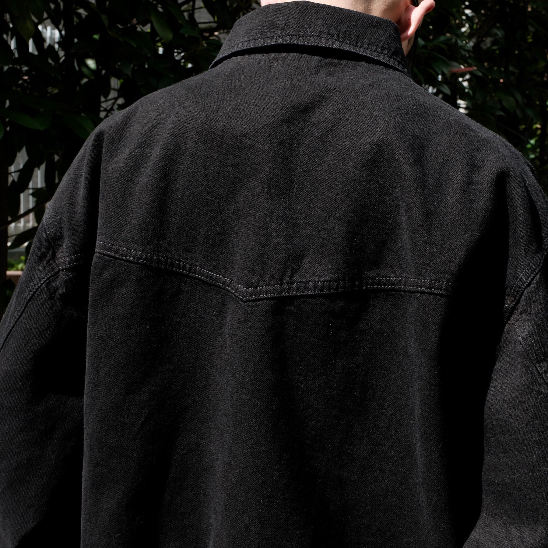 <span style="color: #f50b0b;">Last One</span> INTODUSK / DENIM BUSINESS JACKET BLACK