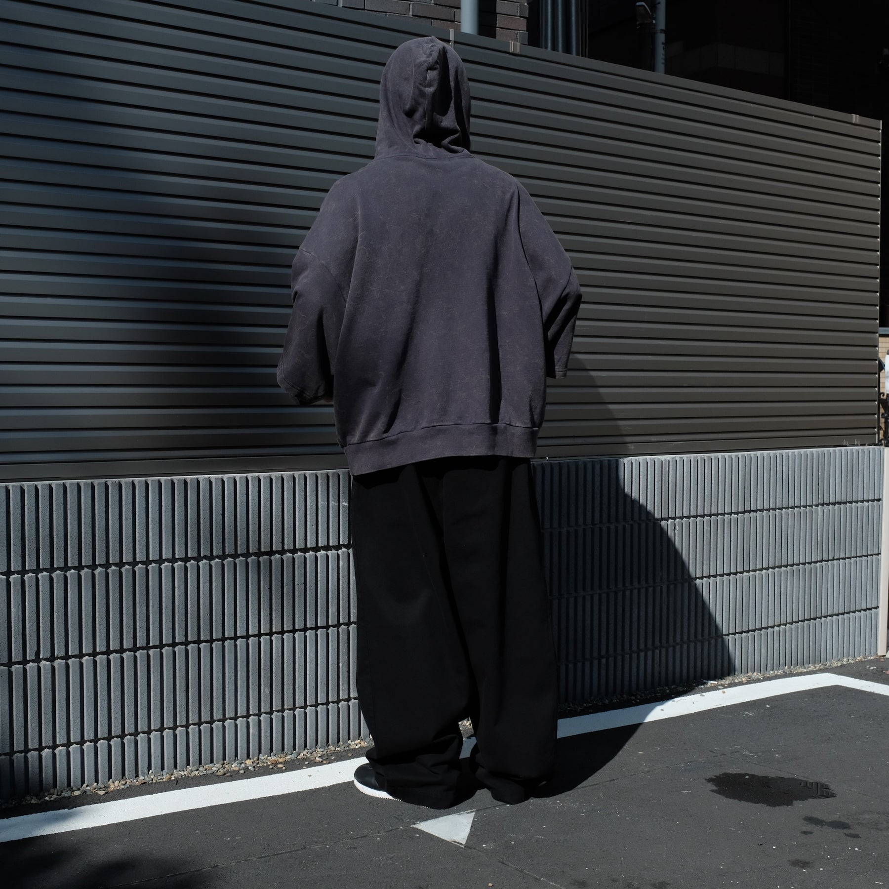 INTODUSK / SWAMP HOODIE WASHED NAVY