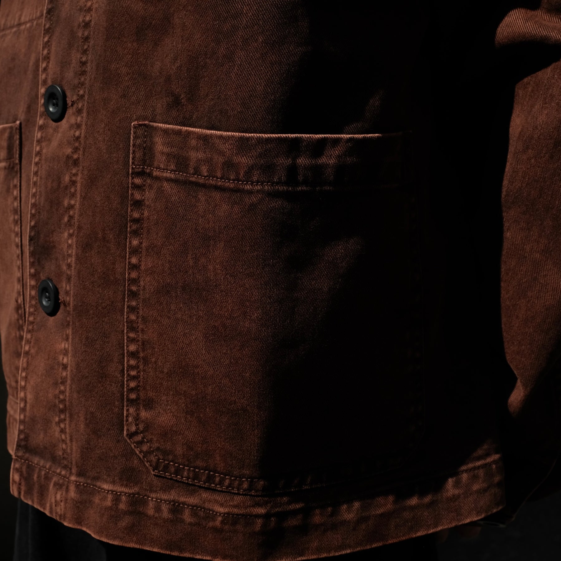 <span style="color: #f50b0b;">Last One</span> INTODUSK / BULL WORK JACKET WASHED BROWN