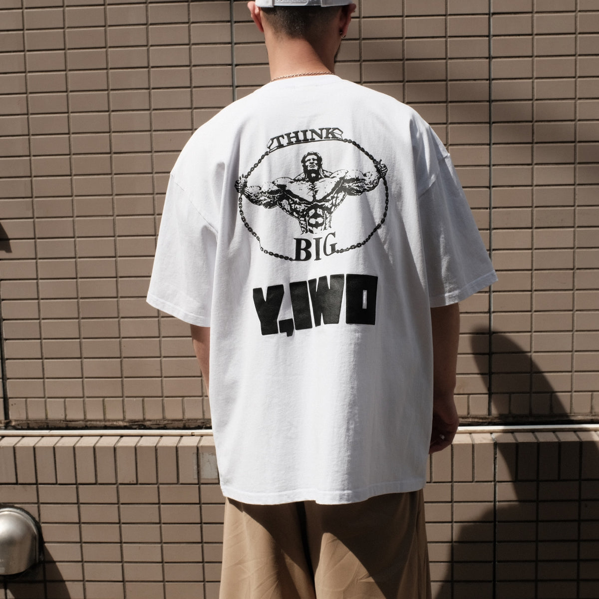 Y,IWO / “Think Big” Pocket Tee WHITE