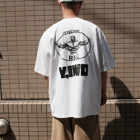 Y,IWO / “Think Big” Pocket Tee WHITE