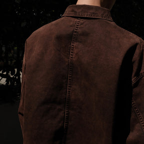 <span style="color: #f50b0b;">Last One</span> INTODUSK / BULL WORK JACKET WASHED BROWN
