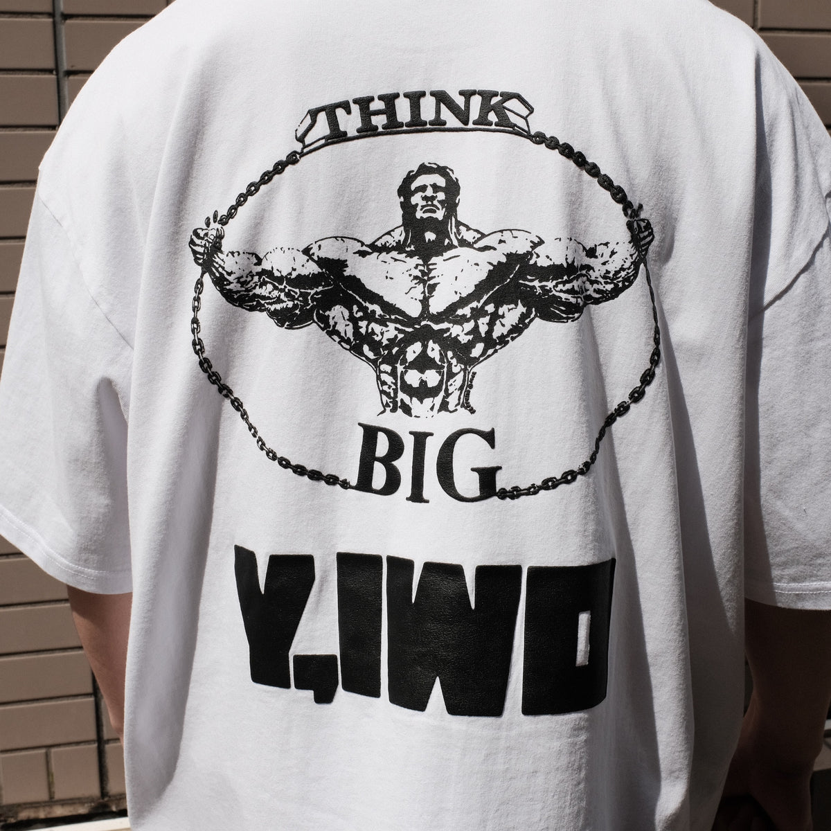 Y,IWO / “Think Big” Pocket Tee WHITE