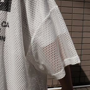 Y,IWO / Big Boy Club Mesh Box Tee WHITE