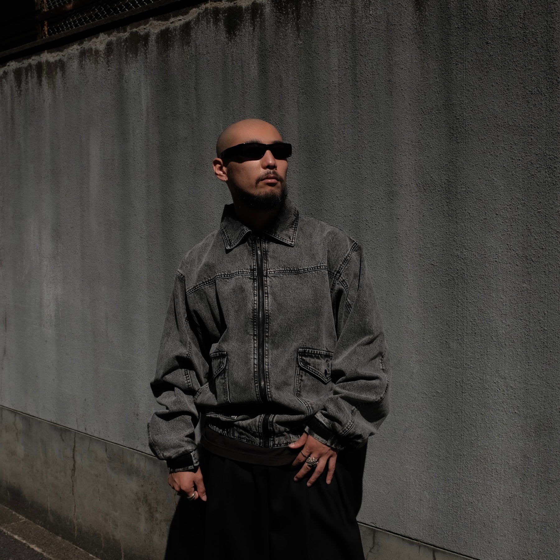 INTODUSK / DENIM BUSINESS JACKET BLACK WASH ORGANIC