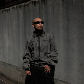 INTODUSK / DENIM BUSINESS JACKET BLACK WASH ORGANIC