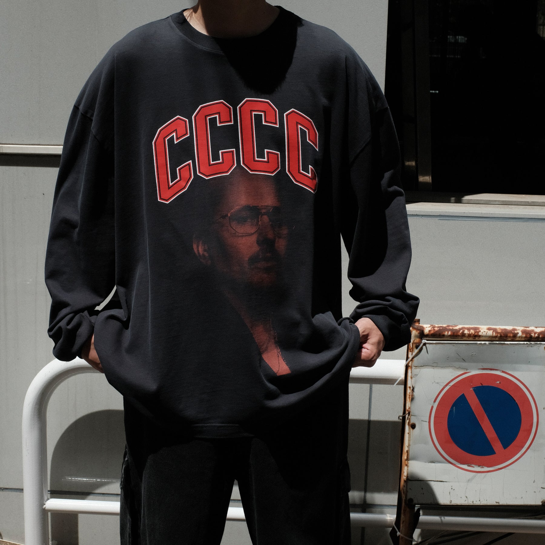 WILLY CHAVARRIA / WILLY FACE LS T CHEMICAL BLACK
