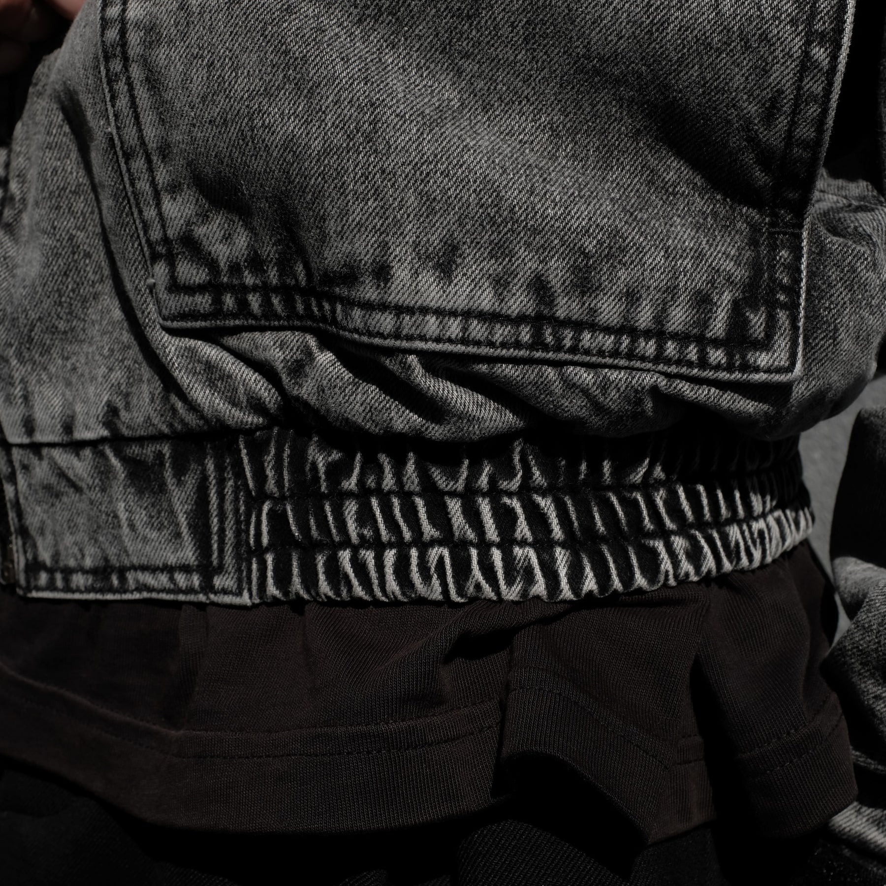 INTODUSK / DENIM BUSINESS JACKET BLACK WASH ORGANIC