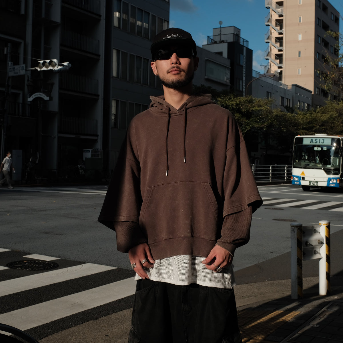 INTODUSK / SWAMP HOODIE BROWN MIST