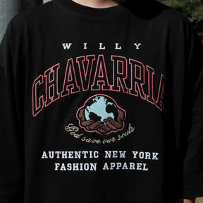 WILLY CHAVARRIA / DEEP DISH T SOLID BLACK