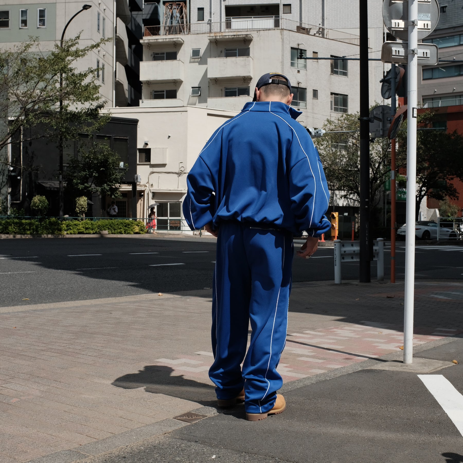 INTODUSK / BOMBER TRACK JACKET SODALITE BLUE