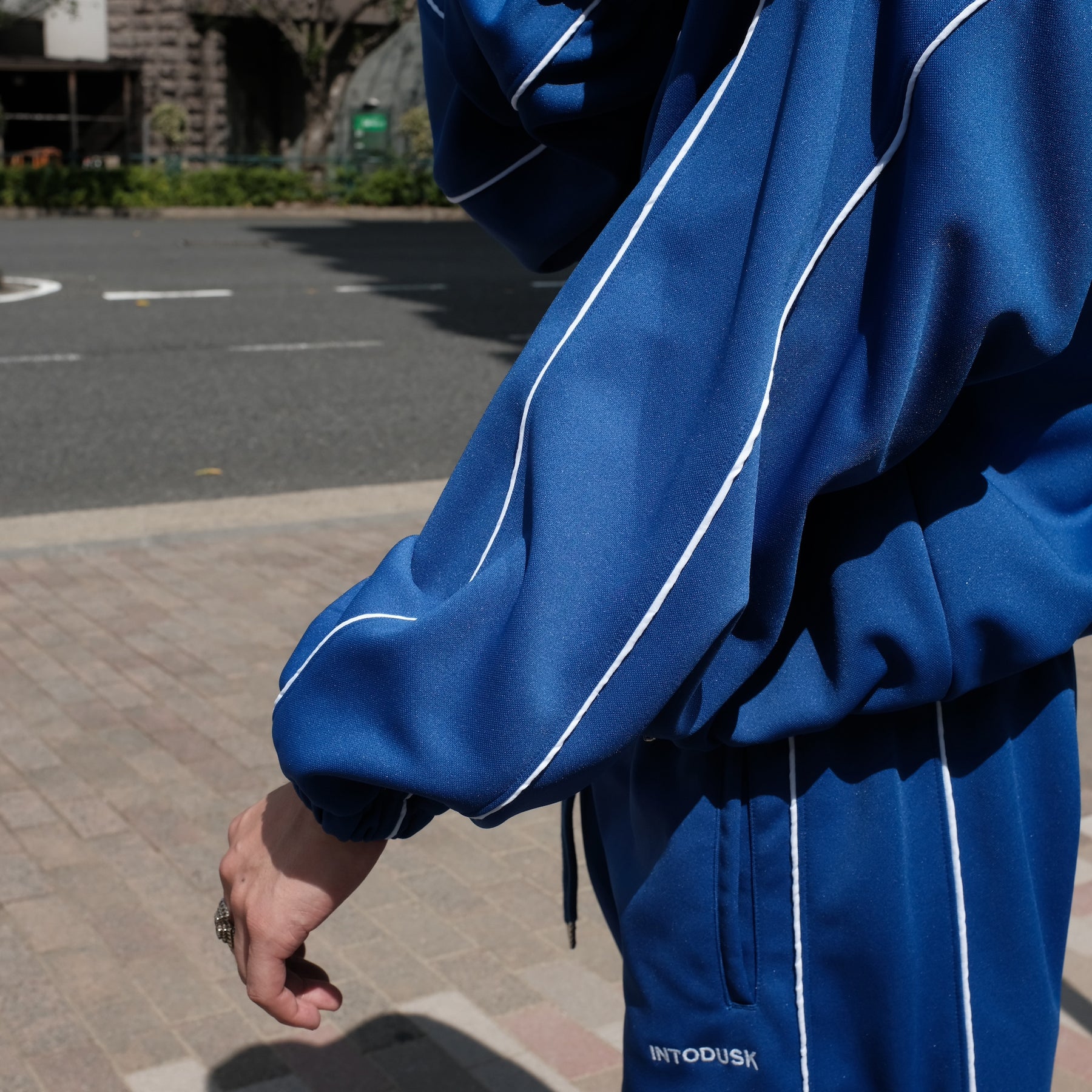 INTODUSK / BOMBER TRACK JACKET SODALITE BLUE