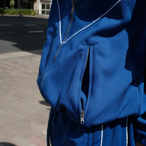 INTODUSK / BOMBER TRACK JACKET SODALITE BLUE