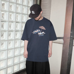 Grand Collection / CENTRAL PARK SUMMER TEE MIDNIGH NAVY