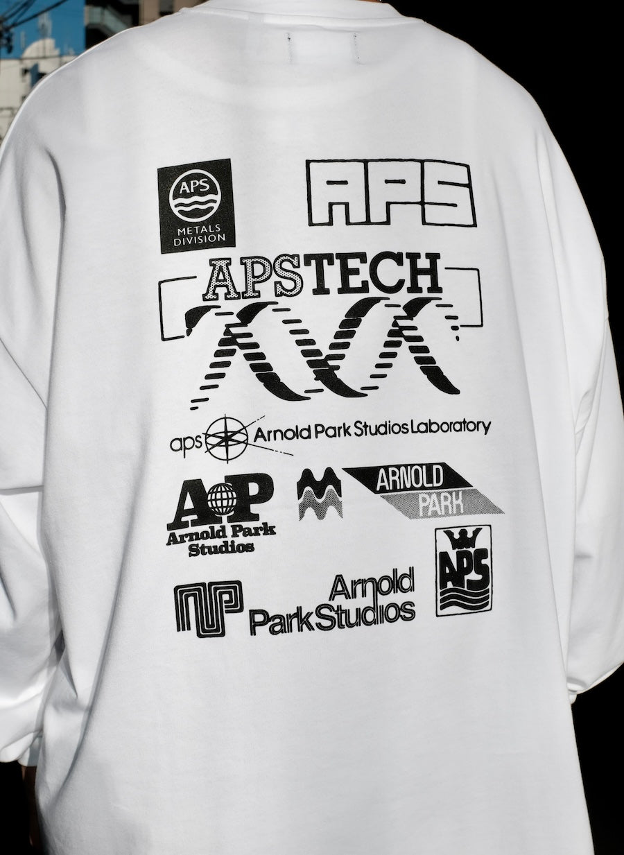 <span style="color: #f50b0b;">Last One</span> ARNOLD PARK STUDIOS / SCIENCE MULTI LOGO LS T WHITE