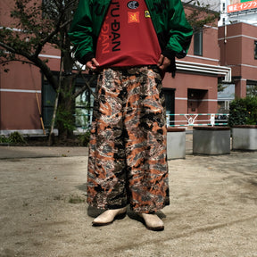 <span style="color: #f50b0b;">Last One</span> TEPPEI FURUYAMA / BREACH 3TAC WIDE CROPPED PANTS CAMO