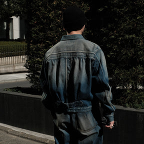 ROTOL / DOUBLE SEAM DENIM JACKET INDIGO