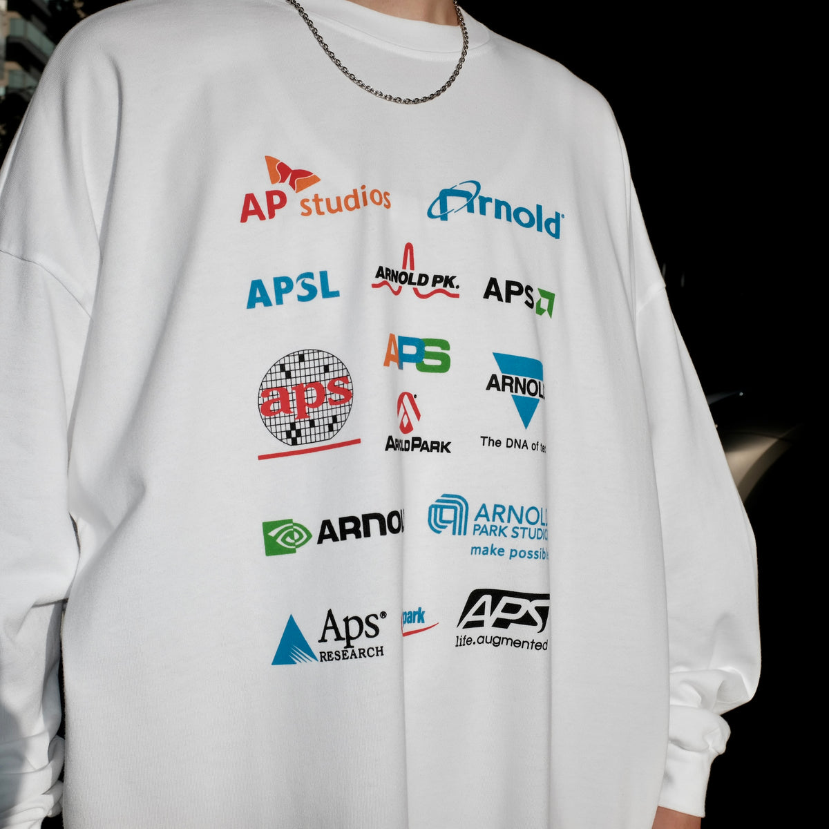 <span style="color: #f50b0b;">Last One</span> ARNOLD PARK STUDIOS / SEMICONDUCTOR MULTI LOGO LS T WHITE