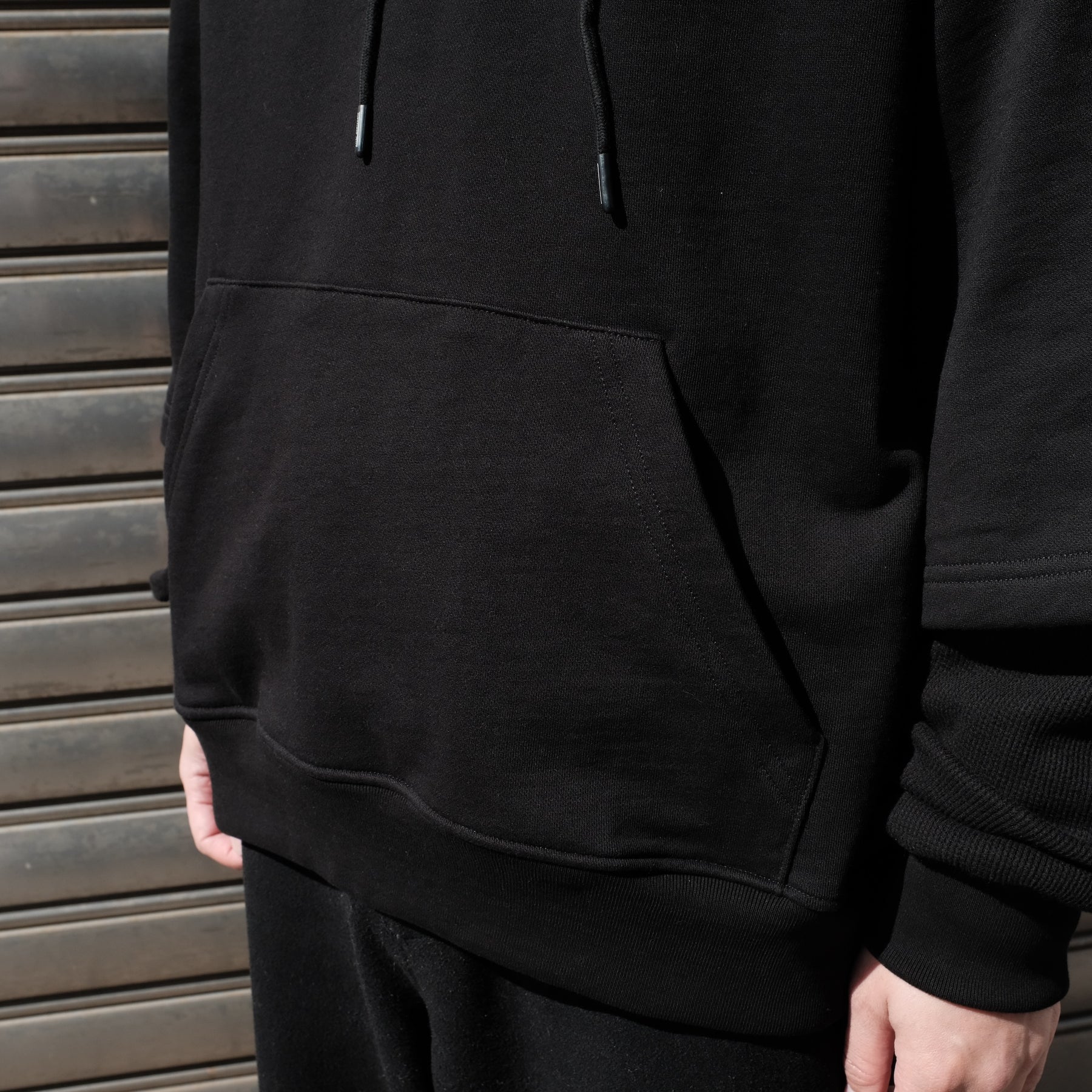 WILLY CHAVARRIA / LAYERED HOODIE WILLY BLACK