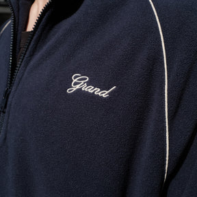 Grand Collection × UMBRO / MICRO FLEECE QUARTER ZIP NAVY