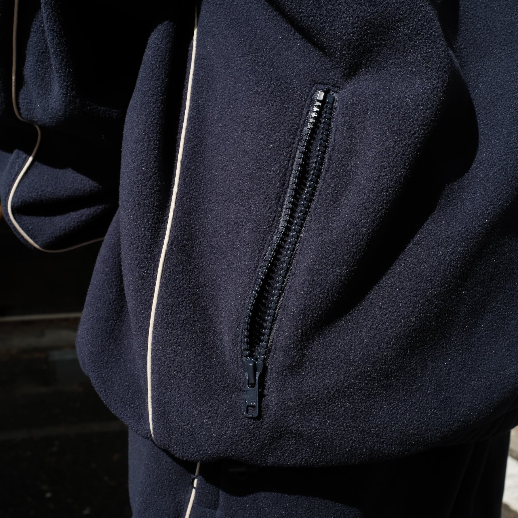 Grand Collection × UMBRO / MICRO FLEECE QUARTER ZIP NAVY