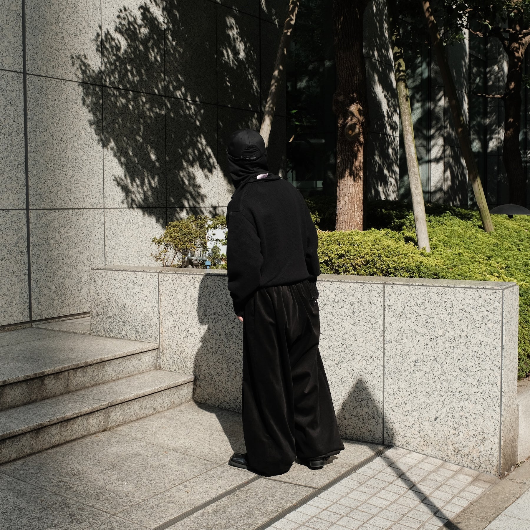 ROTOL / WOOL CASHMERE ZIP KNIT SWEATER BLACK