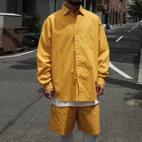 <span style="color: #f50b0b;">Last One</span> Acy / NEW BASIC SNAP SHIRTS YELLOW