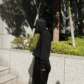 ROTOL / WOOL CASHMERE ZIP KNIT SWEATER BLACK