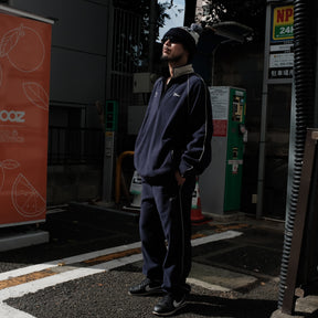 Grand Collection × UMBRO / MICRO FLEECE QUARTER ZIP NAVY