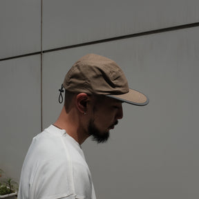 Acy / NEW BASIC REFLECT 5PANEL CAP KHAKI