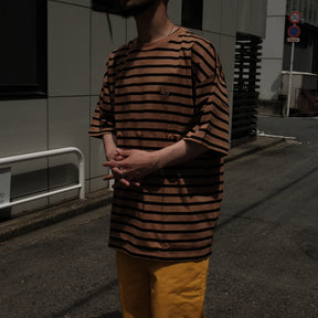 <span style="color: #f50b0b;">Last One</span> Acy / F.BORDER TEE CAFE OLE
