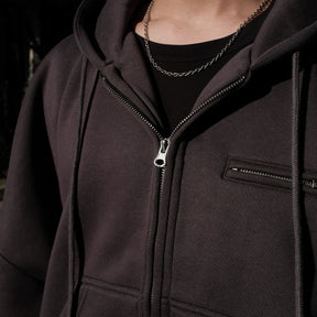 INTODUSK / FULL ZIP HOODIE AFTER DARK