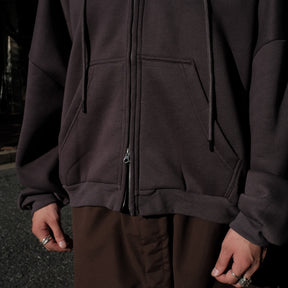 INTODUSK / FULL ZIP HOODIE AFTER DARK