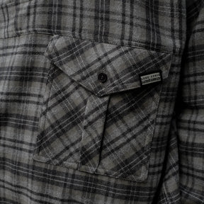 Martine Rose / HOODED SHIRT GREY CHECK