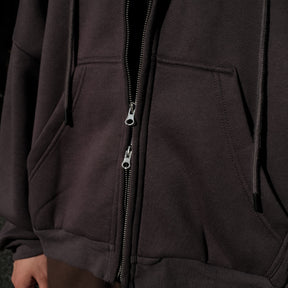 INTODUSK / FULL ZIP HOODIE AFTER DARK