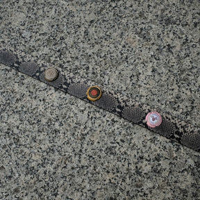 Martine Rose / CHAMPAGNE CAP CLASSIC BELT GREY