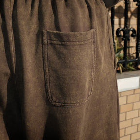 INTODUSK / GATHER DRAWSTRING SWEAT PANT BROWN MIST