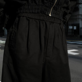 INTODUSK / EDGE DRAWSTRING PANT BLACK