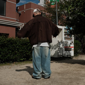 INTODUSK / SLOPE DENIM SHIRTS WASHED BROWN