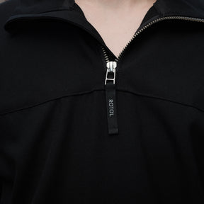 <span style="color: #f50b0b;">Last One</span> ROTOL / HALF ZIP PULLOVER BLACK